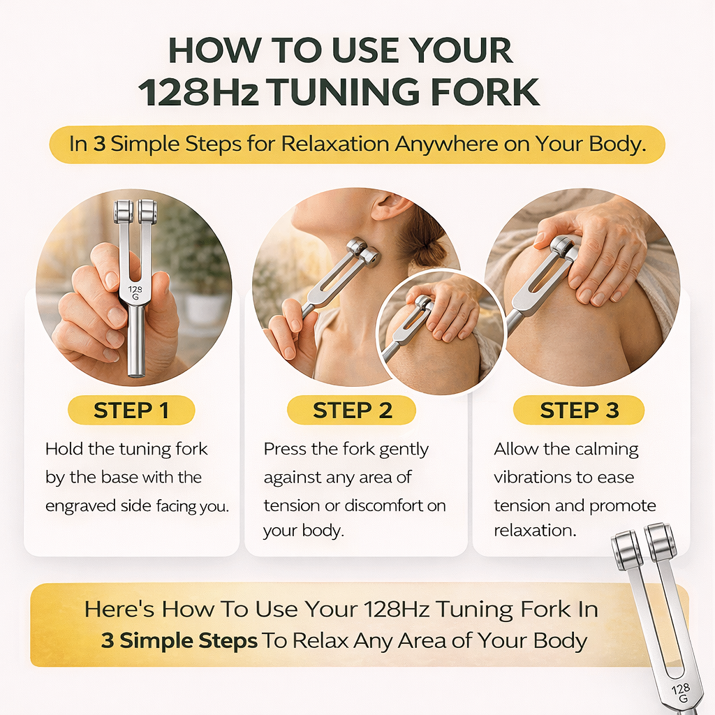 128Hz Harmony Healing Tunning Fork