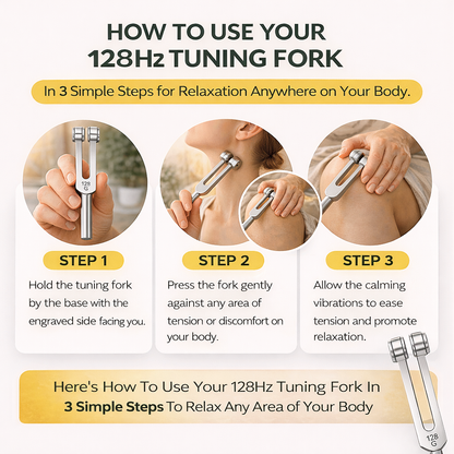 128Hz Harmony Healing Tunning Fork